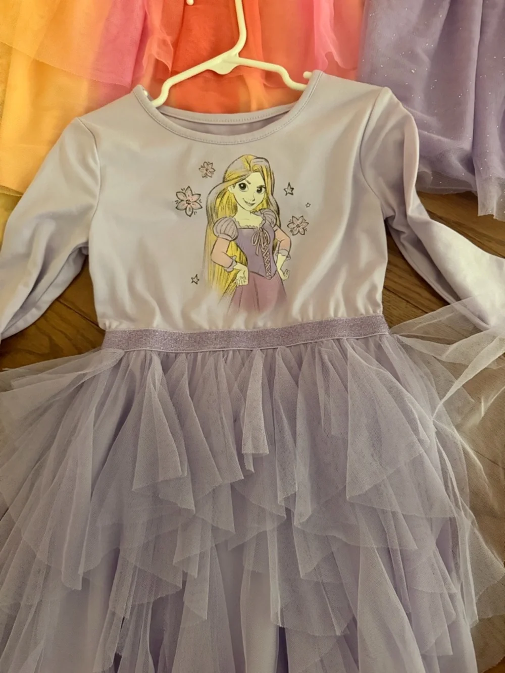 Target Girls' Yellow and Lavender Princess Tulle Dresses - 4 Pack